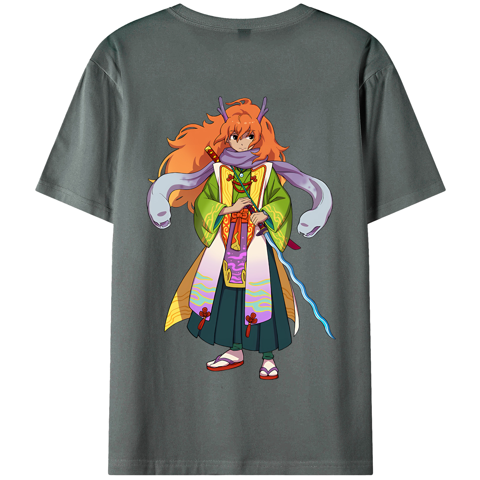 （画像用） 妖怪ウォッチ Yo-kai Watch 綿100％半袖Tシャツ（背面プリント）
